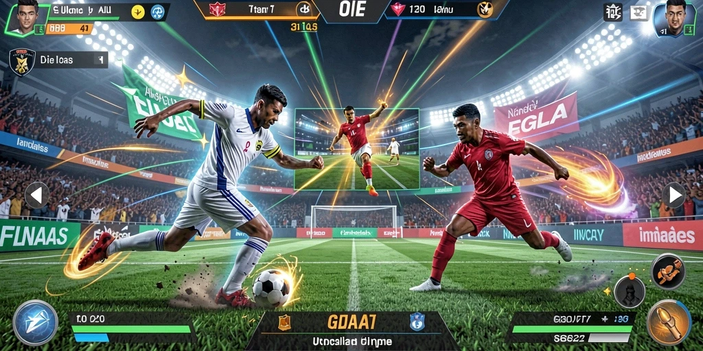 Grafik permainan yang memukau dan penuh warna.