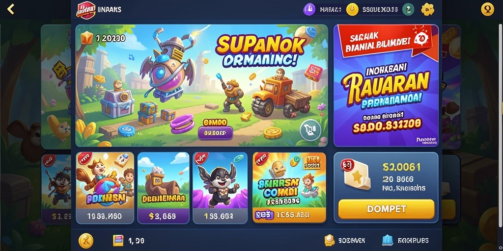 Bagian promo dengan informasi terbaru mengenai bonus.