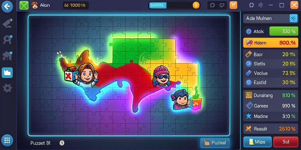 Screenshot RPZZZ menampilkan grafis menakjubkan dari dunia game.