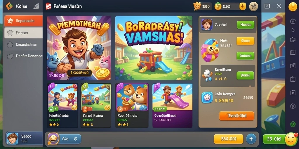 Fitur reward yang menguntungkan dan menarik.